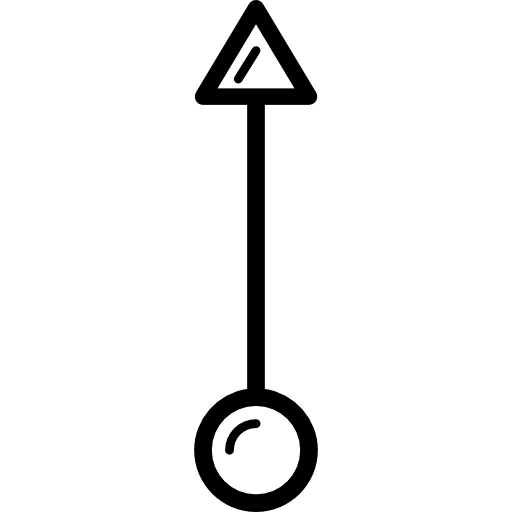 Up Arrow with circle